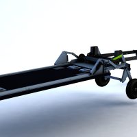 Complete Dynnox XL36 with air wheels (Excluded wood plate and fasteners)